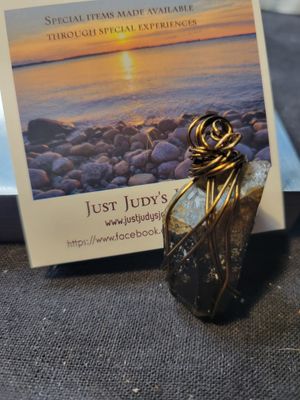 Pendant Rough Smoky Quartz  - Created by Judy