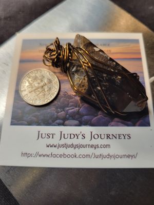 Pendant Rough Smoky Quartz  - Created by JudyWAS$75
