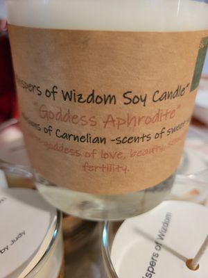 Judy&#39;s Soy Candle - Goddess Aphrodite