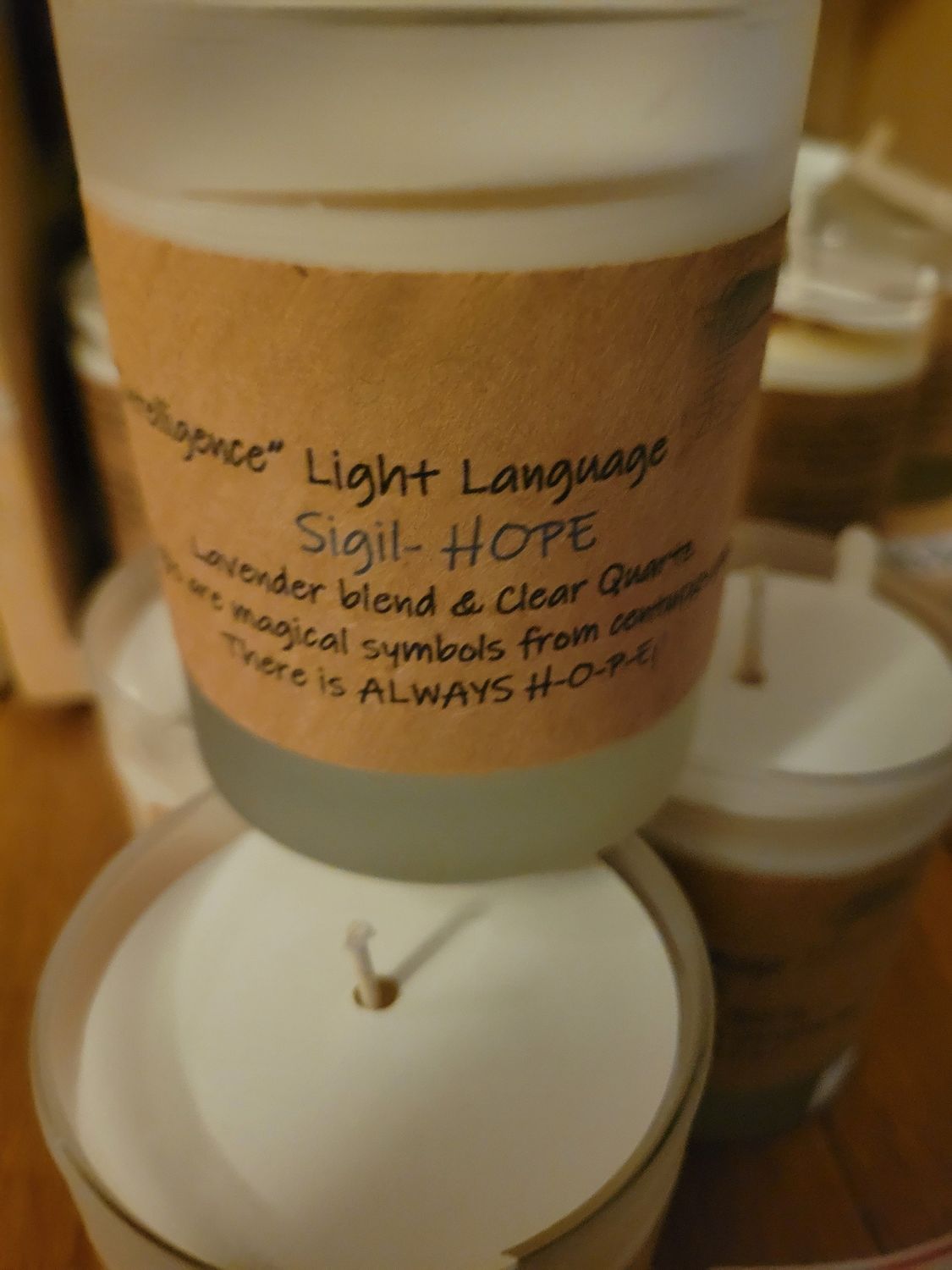Judy&#39;s Soy Candle -Sigil- &quot;Hope&quot;