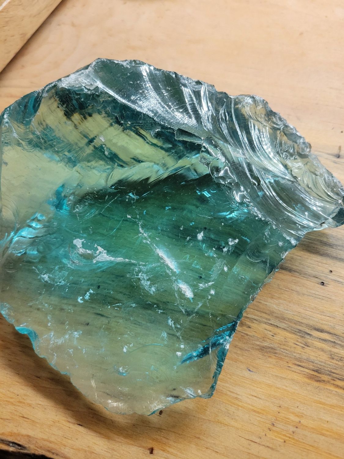 Crystal(Glass) Aqua Color -(some call it Andara) amazing!!