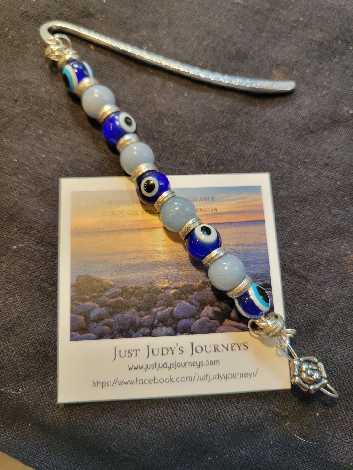 Bookmark- Protective Eye &amp; Celestite