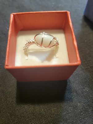 Ring-Milky Quartz Size 9 - Created by Janelle