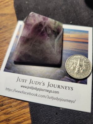 Crystal Fluorite Pyramid WAS$40.