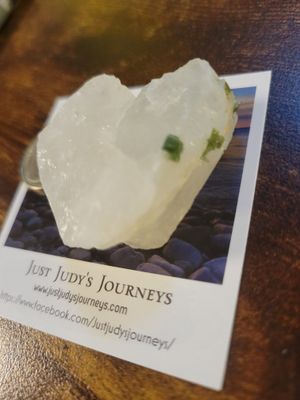 Crystal Green Tourmaline in Matrix WAS$40