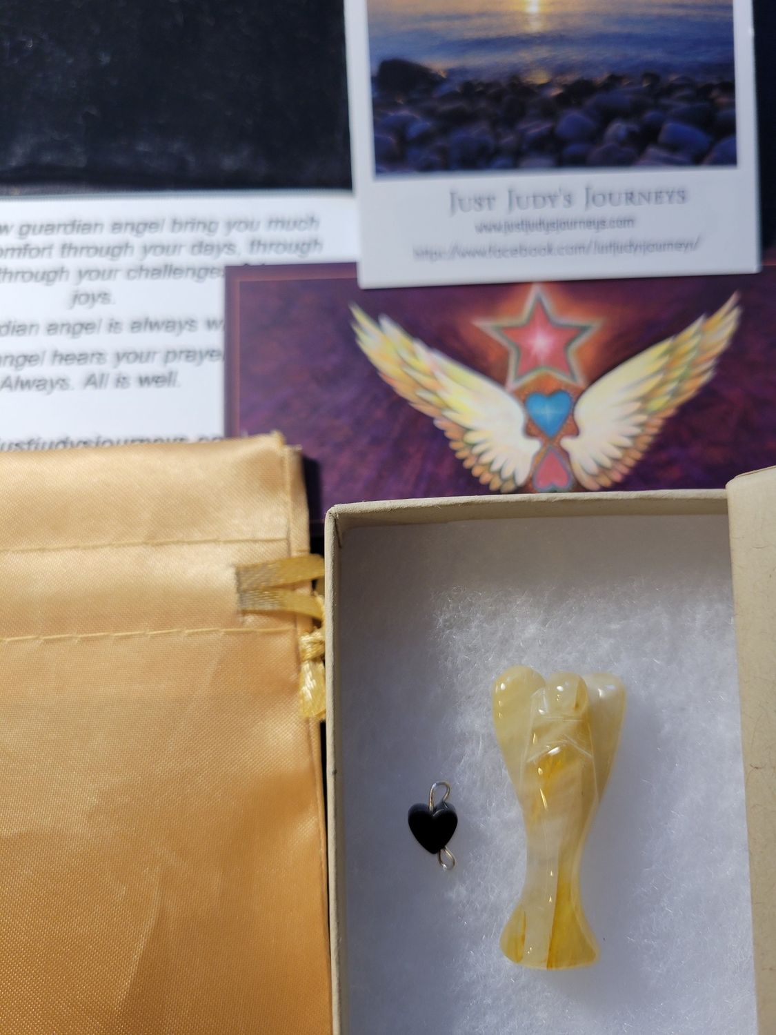 Crystal-Guardian Angel Gift Package -Golden Healer-Chosen for you