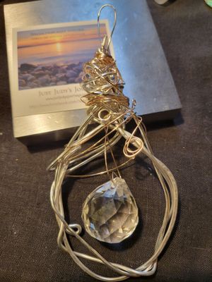 2025 Wire Prism Tree Ornament 6 Inches. Created by Judy