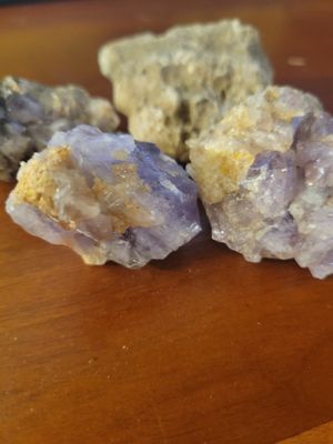 Crystal Amethyst/and More SET of 4 Pieces