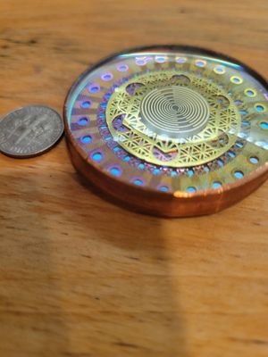 Healing Disc 2" Calibrator/DichroicWAS$115.