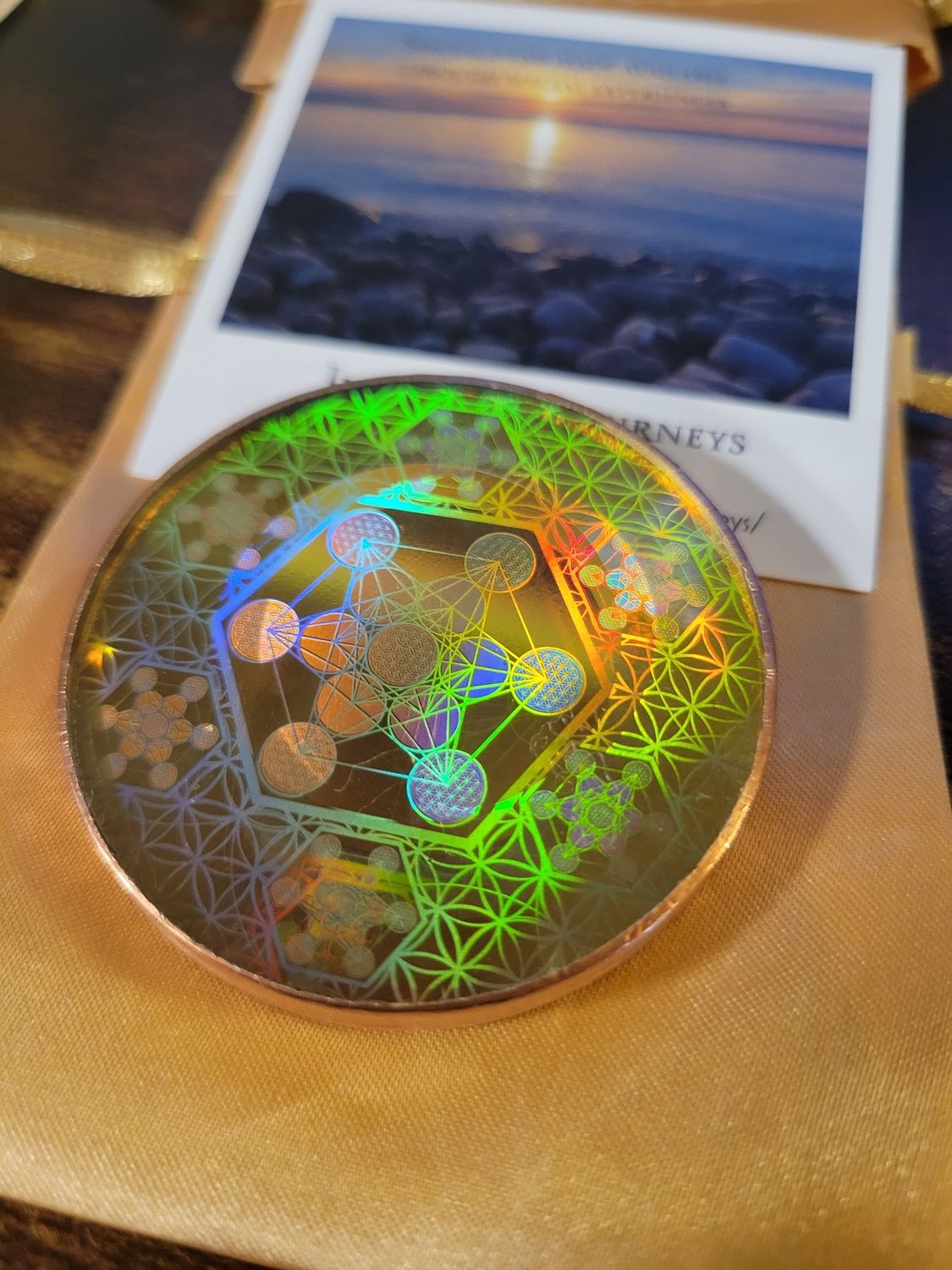 Healing Disc 2&quot; Hologram Technology Electromagnetic Harmonizer