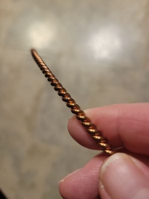 Sacred Geometry Plain Jane Tensor Ring (NEW) 6.5 inches