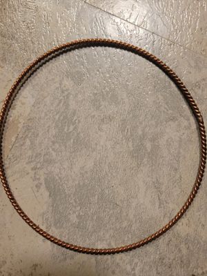 Sacred Geometry Plain Jane Tensor Ring (NEW) 6.5 inches