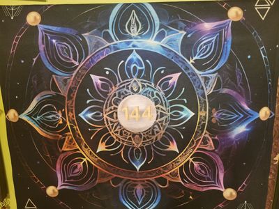 Cloth for Altar or Wall - 144 Sacred Geometry-New (Cat friendly space)