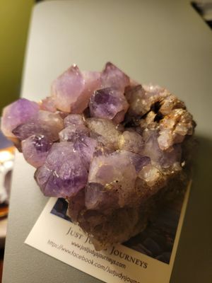 Crystal Amethyst (Self mined) Chunk 10.8 ozs