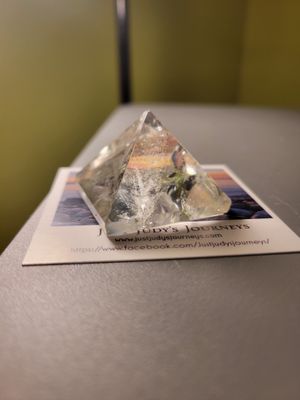 Crystal Clear Quartz Pyramid