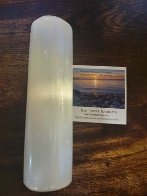 Crystal Selenite Generator/Meditation Piece 6inches.  WAS $30