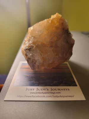 Crystal Ferruginous Quartz  Rough Chunk 7.6 ozs. (aka Hematoid)