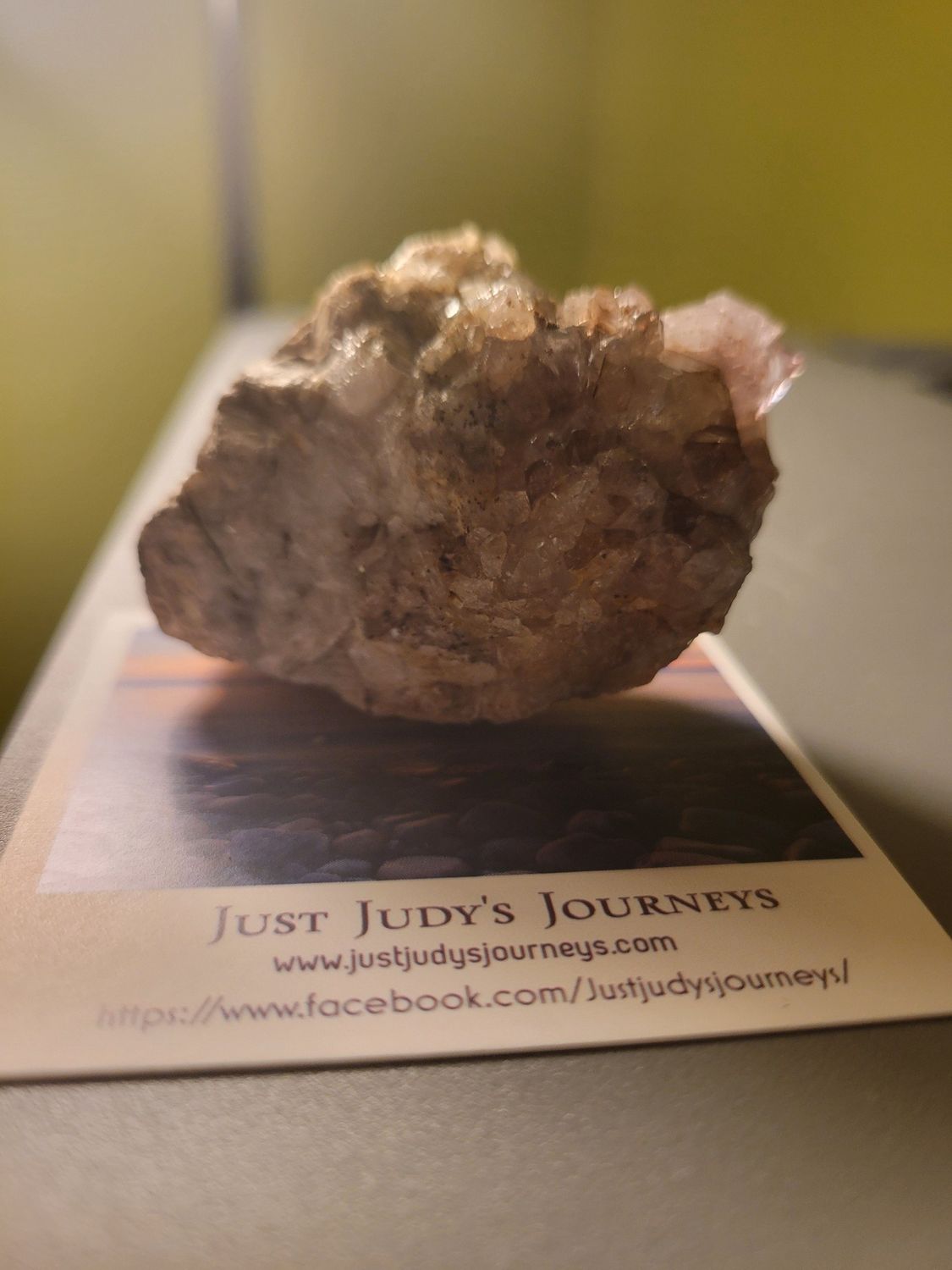 Crystal Amethyst (Self mined) Chunk 3.3 ozs