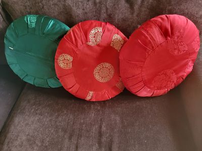 Meditation cushions (one of each) shown available Price per EACH