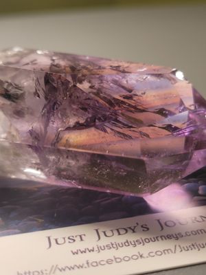Crystal Ametrine Double Point (AMAZING Piece!!) 76 gmsWAS$165