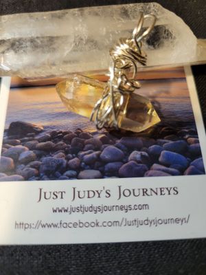 Pendant Citrine Double Point - Created by Judy WAS$65