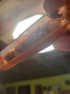 Crystal Lemurian Quartz (A rarity) Hematoid - Madagascar WAS$115