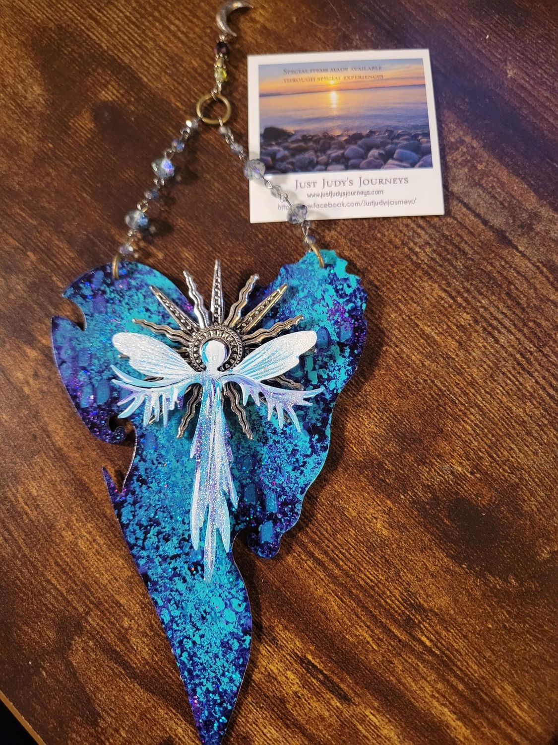 Wall Hanging- Metal-Sedona Artist Blue Angel