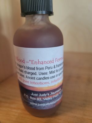 Judy's  Dragons Blood Blend -"Enhanced" 2oz glass bottle