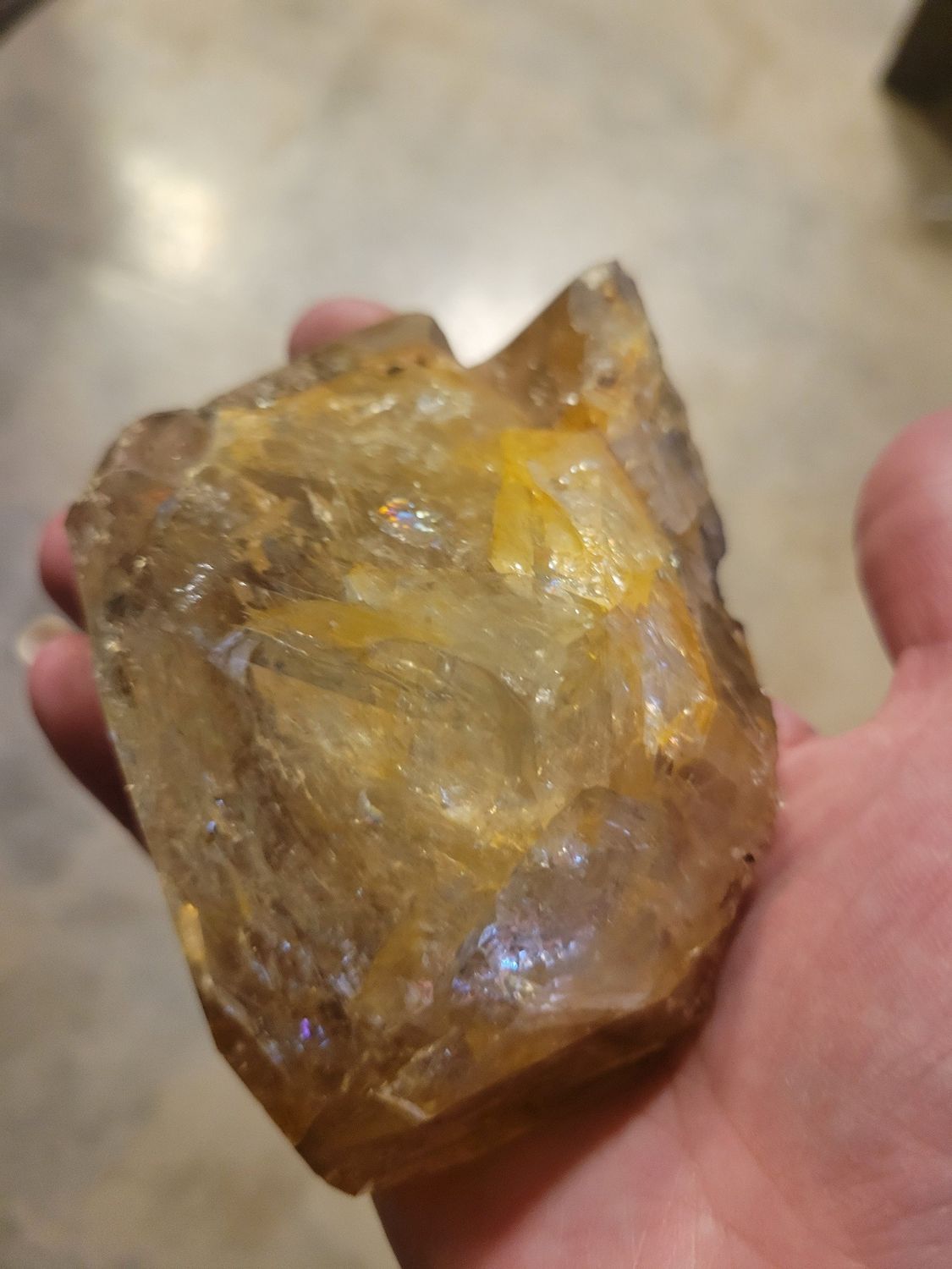 Crystal Herkimer Golden Chunk -Stunning 1.3 lbs!