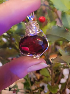 Pendant Red (Ruby Corundum Bead)   - Created by Judy