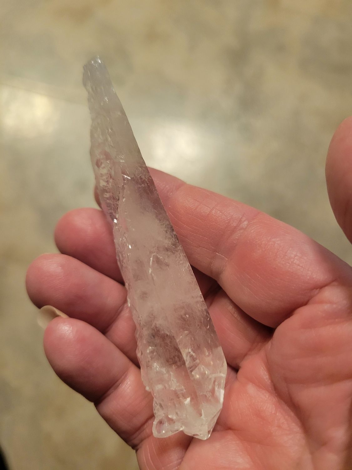 Crystal Clear Quartz Laser Wand/Point