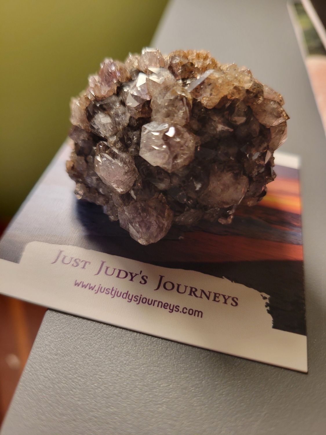 Crystal Amethyst (Self mined) Chunk 2.6ozs