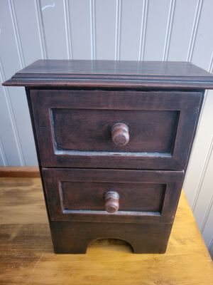 Chest Wooden Two Drawer- Made in India -Gently worn.