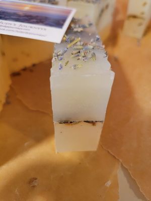 Soap-Judy's Lavender/Sage Soap Bar-4.6-4.7 oz( 130-133gms) -Glycerin with Organic Olive Oil ,Organic Coconut oil , Honey &amp; Lavender flowers