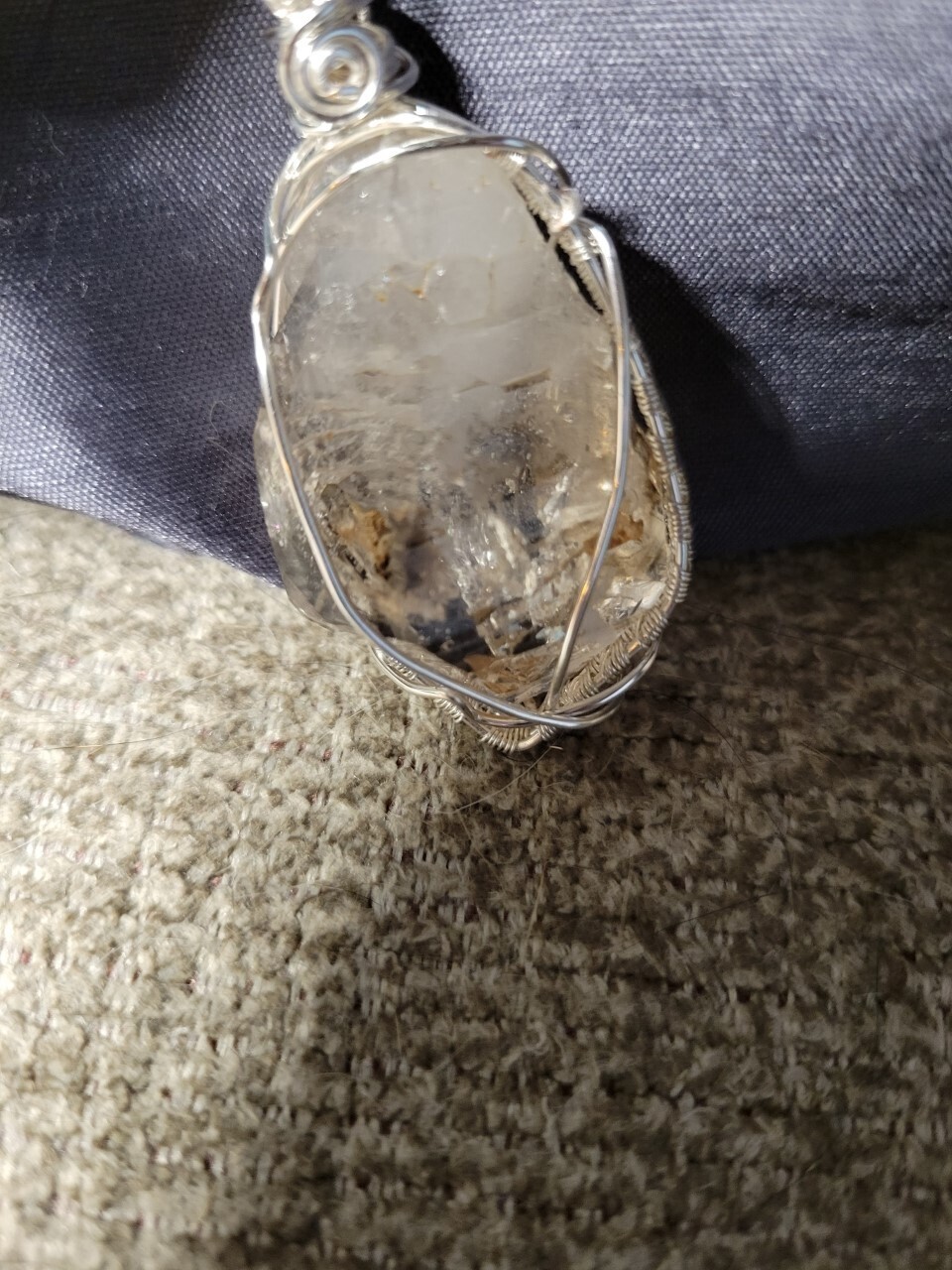 Pendant Brandberg Quartz (d)-High Vibe  #1 Created by JanelleWAS$125