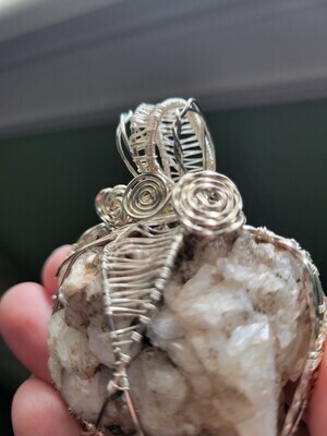 Pendant Large Quartz Chunk)d)- Created by Janelle WAS$120