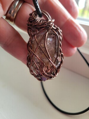 Pendant Zimbabwe Amethyst -High Vibe  #1 Wrapped by Janelle (Judy's Daughter) WAS$130