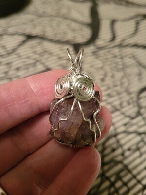 Pendant Amethyst  Medium #1 - Created by JudyWAS$50