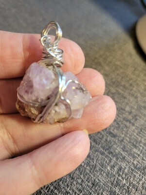 Pendant Amethyst Cluster#1 - Created by JudyWAS$45