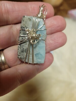 Pendant Larimar  - Created by Judy WAS$130