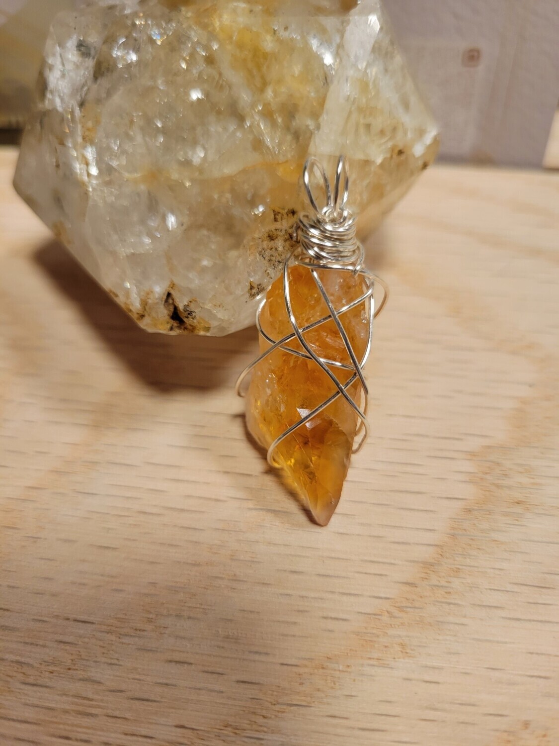 Pendant Citrine Point - Created by JudyWAS$30