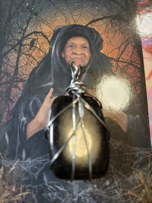 Pendant Black Agate  - Created by JudyWAS$40