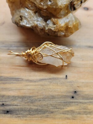 Pendant Citrine Point - Created by JudyWAS$35