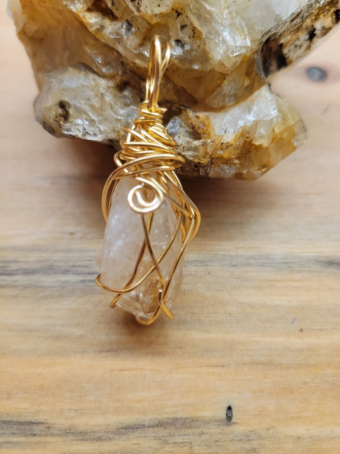 Pendant Citrine Point - Created by JudyWAS$35