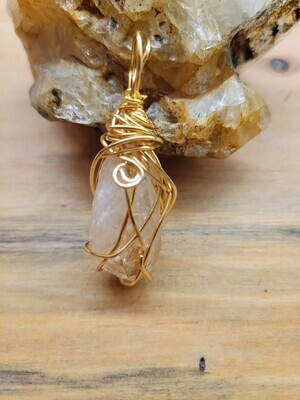 Pendant Citrine Point - Created by JudyWAS$35