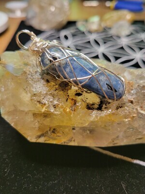 Pendant Blue Kyanite  - Created by Judy
