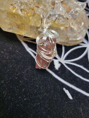 Pendant Rooster Tail Quartz - Created by JudyWAS$58