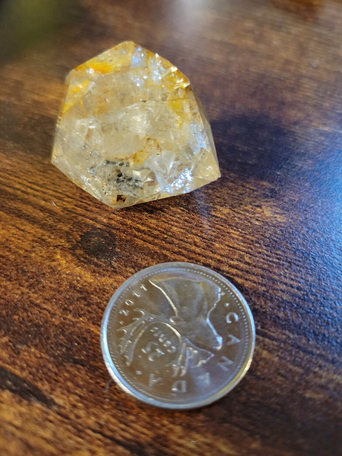 Crystal Herkimer Quartz Golden Healer 23gms
