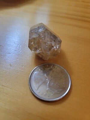 Crystal Herkimer Quartz Golden Healer Point 14gms