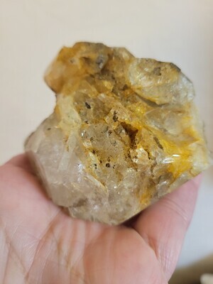 Crystal Herkimer Quartz Golden Healer Double Point 250gms WAS$195